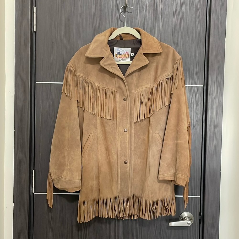 Vintage USA-made Fringed Western Jacket from Excelled, M